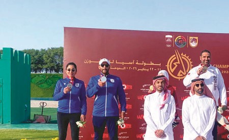 فضية لـ «الرماية» في بطولة آسيا للشوزن بالدوحة