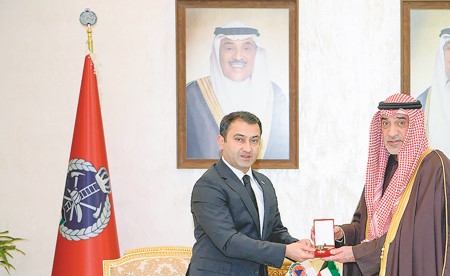 المنظمة الدولية للحماية المدنية تمنح فهد اليوسف وسام «الآمر الدولي»