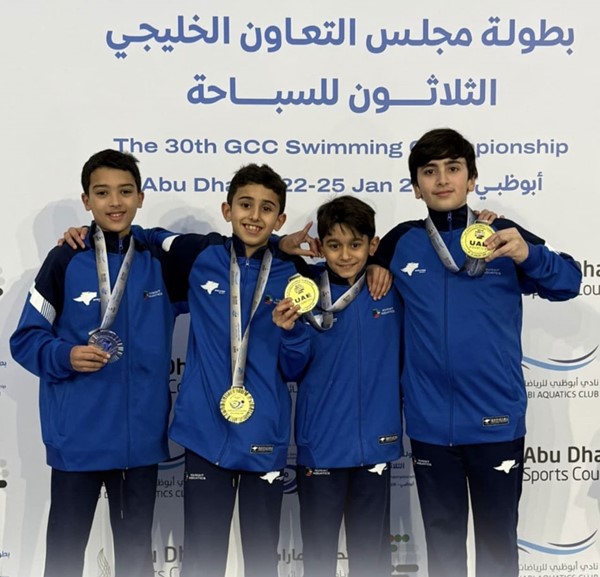 الكويت تحصد 30 ميدالية في البطولة الخليجية للسباحة في الإمارات