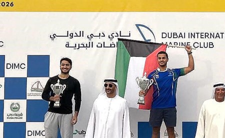 الكويت تحقق المراكز الأولى في سباق دبي للدراجات المائية