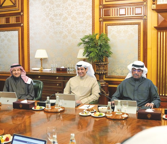 شريدة المعوشرجي وعبدالرحمن المطيري والشيخ عبدالله العلي