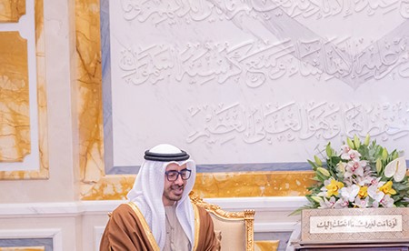 صاحب السمو يستقبل نائب رئيس مجلس الوزراء وزير خارجية الإمارات