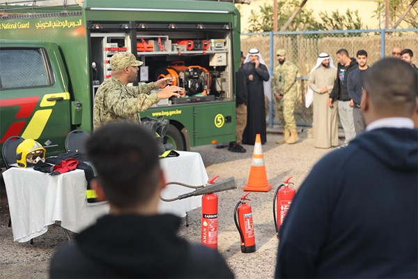 الحرس الوطني يعزّز قيم الولاء للوطن لطلبة الثانوية