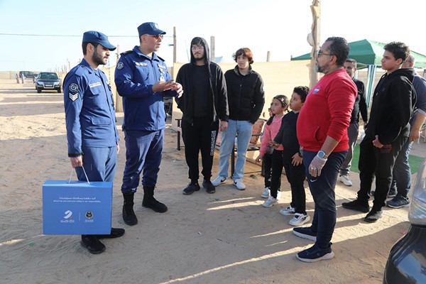 قوّة الإطفاء العام تنظم حملة توعوية على جسر الشيخ جابر ومخيمات الصبية