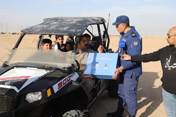 قوّة الإطفاء العام تنظم حملة توعوية على جسر الشيخ جابر ومخيمات الصبية