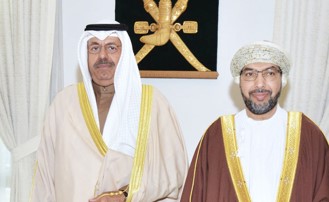 السفير العُماني استقبل سمو الشيخ أحمد النواف