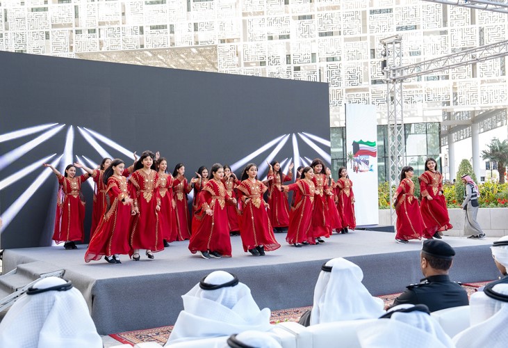 الفرقة النحاسية لوزارة الداخلية تشارك في الاحتفالية