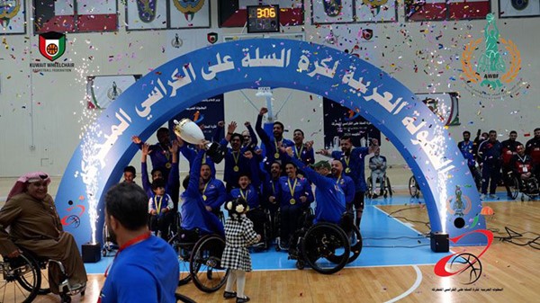 ‏"الأزرق" يحقق لقب البطولة العربية الأولى لكرة السلة على الكراسي المتحركة