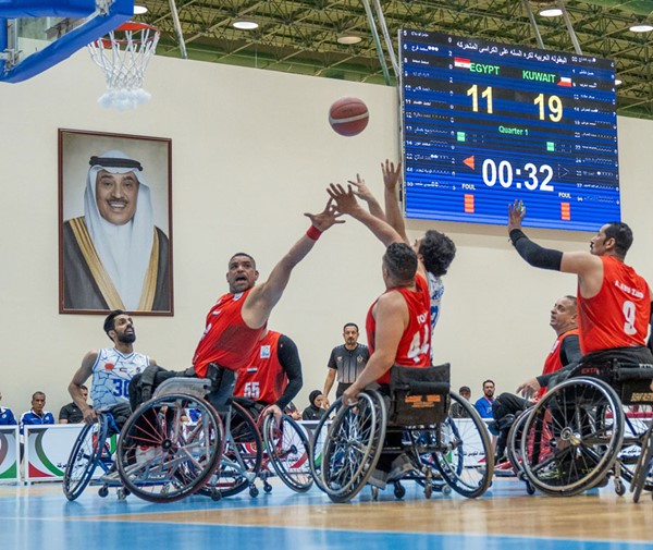 ‏"الأزرق" يحقق لقب البطولة العربية الأولى لكرة السلة على الكراسي المتحركة
