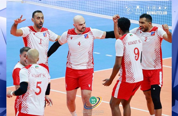 ‏"الأبيض" يفوز على شباب البترون اللبناني في افتتاح بطولة أندية غرب آسيا للكرة الطائرة