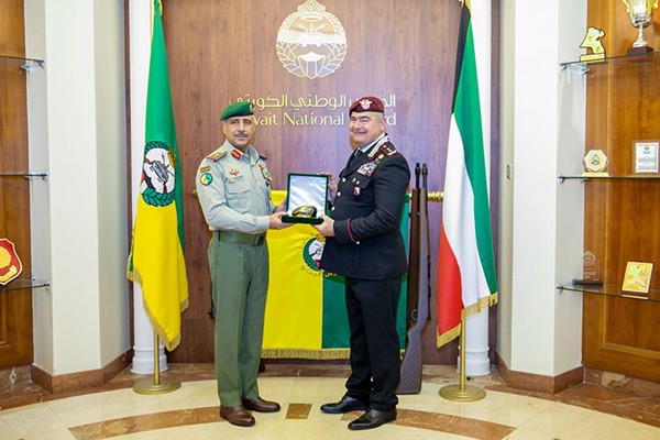 وكيل الحرس الوطني يبحث تطوير التعاون مع وفد من قوات الدرك الإيطالي