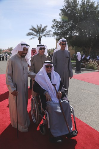 الشيخ علي الجابر مرحبا بعبدالعزيز الغنام