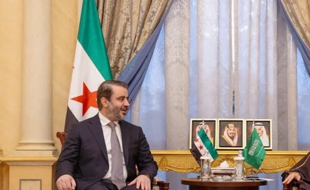 بن فرحان يبحث مع الشيباني في الرياض دعم أمن سورية واقتصادها