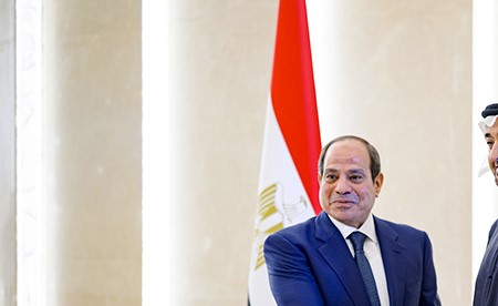 محمد بن زايد والسيسي: ضرورة التنفيذ الكامل لاتفاق وقف الحرب في غزة وخطة ترامب للسلام
