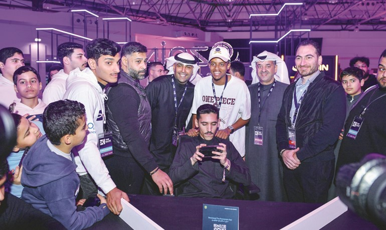 جانب من المسابقات التفاعلية التي قدمتها زين