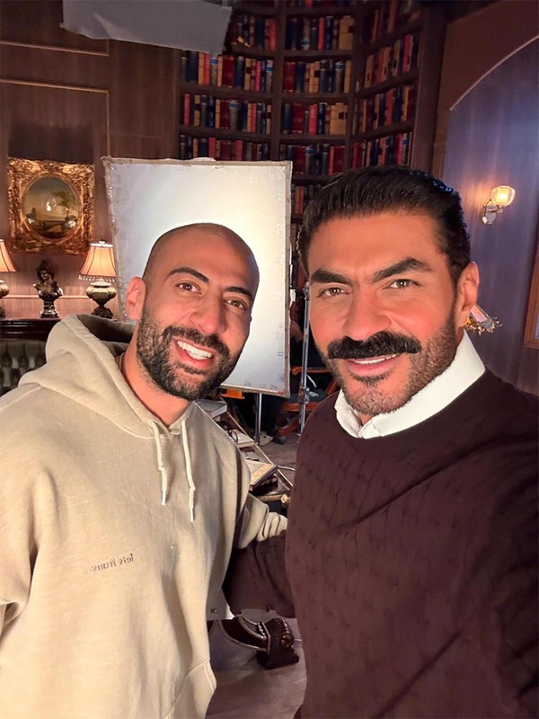  النجم خالد سليم مع المخرج أحمد عبدالواحد