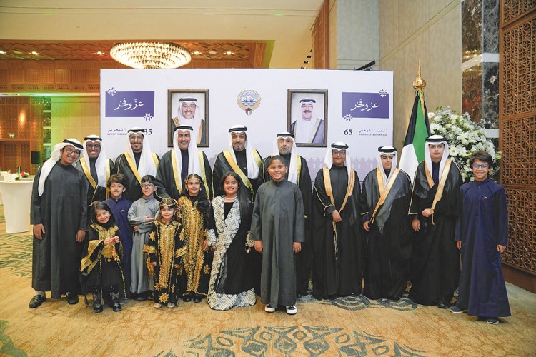 سفير دولة الكويت لدى تونس منصور العمر خلال احتفال سفارتنا بالأعياد الوطنية