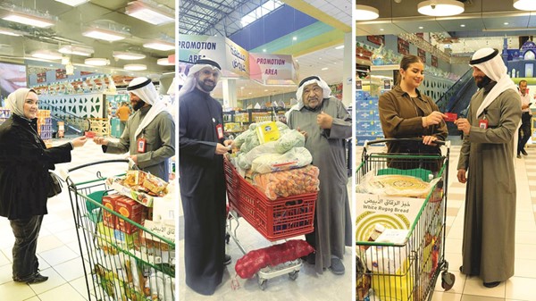 إهداء الماجلة الرمضانية لعملاء لولو هايبر ماركت وجمعية الزهراء