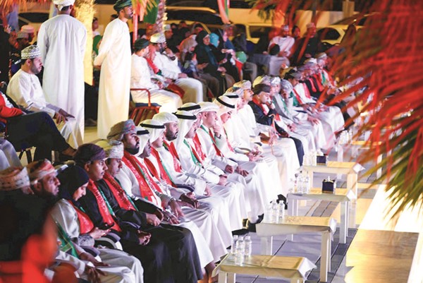 جانب من الحضور في الأمسية
