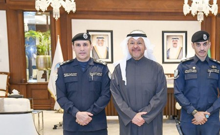 محافظ الفروانية استقبل مدير أمن المحافظة وعدداً من القيادات الأمنية