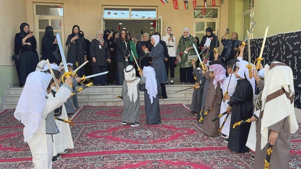 من فعاليات الأوبريت وأداء مميز من المشاركين
