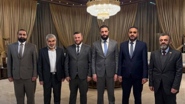 الشرع يبحث مع شخصيات من الحسكة الواقع الخدمي والتحديات المحلية