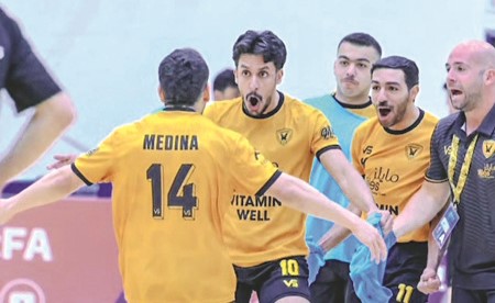 العربي يلتقي القادسية في دوري «الصالات»