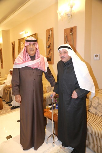 خالد الحسن مهنئا عبدالرحمن السالم بالشهر الفضيل