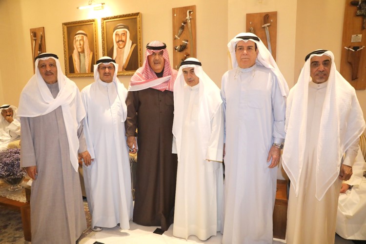 أحمد الزنكوي وفيصل الهاجري وعبدالرحمن السالم ووليد الخليفة وجاسم الخليفة