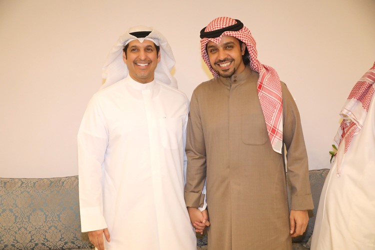 أحمد مشعل المطيري مهنئا عبدالرحمن المطيري
