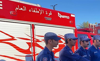 نائب رئيس قوة الإطفاء العام للحماية المدنية بالتكليف تفقد النقاط الأمنية التابعة للقوة