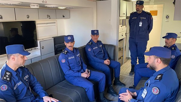 نائب رئيس قوة الإطفاء العام للحماية المدنية بالتكليف تفقد النقاط الأمنية التابعة للقوة