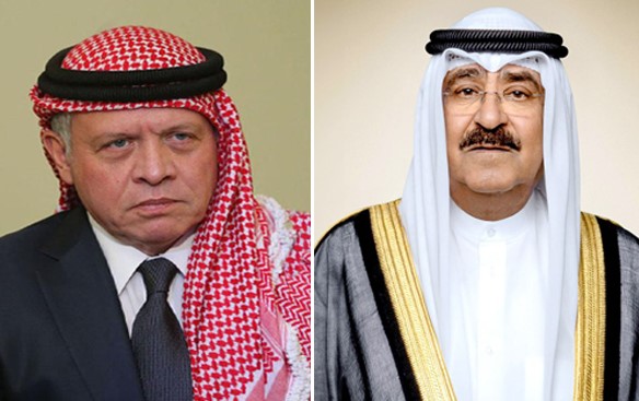 الأمير تلقى اتصالاً من ملك الأردن: تسخير كل الإمكانيات لدعم أمن المنطقة والحفاظ على استقرارها
