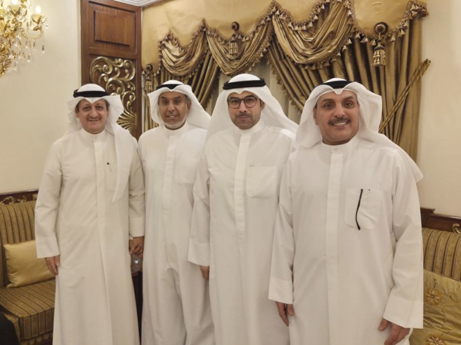 م.سعود الدبوس وفارس العتيبي يباركان بالشهر الفضيل للفريق 
م.خالد الشعلة وفهد الشعلة