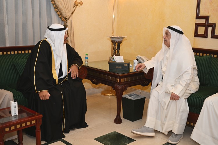 الشيخ فهد السعد مهنئا علي الرفاعي بحلول شهر رمضان المبارك