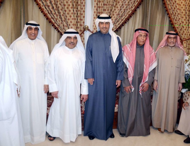 أنس الصالح يهنئ محمد جاسم البرجس ومحمد بــرجس البرجس ووليد البرجس وبدر جاسم البرجس