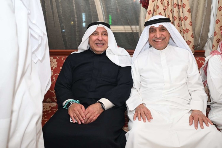 الشيخ مبارك فهد السالم وفيصل جاسم البرجس