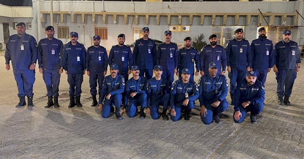 نائب رئيس قوة الإطفاء العام للحماية المدنية بالتكليف يتفقد نقطة تأمين ميناء الدوحة