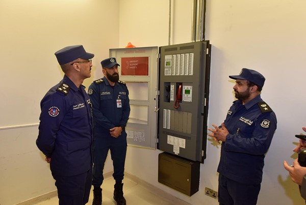 نائب رئيس قوة الإطفاء العام للحماية المدنيه بالتكليف يواصل جولاته الميدانيه على نقاط التأمين التابعه للقوة