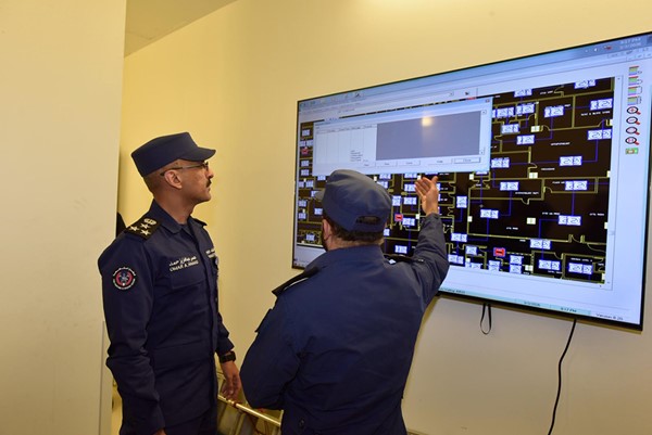 نائب رئيس قوة الإطفاء العام للحماية المدنيه بالتكليف يواصل جولاته الميدانيه على نقاط التأمين التابعه للقوة