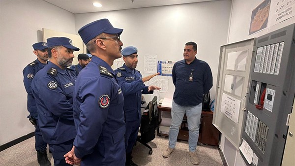 نائب رئيس قوة الإطفاء العام للحماية المدنية بالتكليف يتفقد مراكز ونقاط تأمين للتأكد من جاهزية القوة