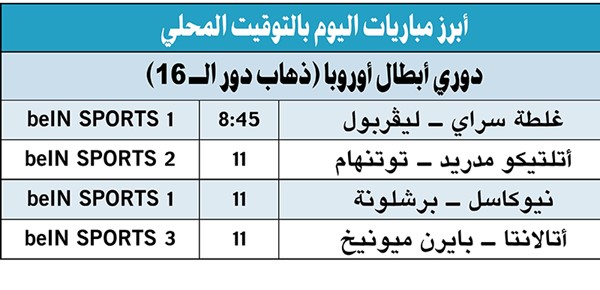 برشلونة وبايرن لإيقاف طموحات نيوكاسل وأتالانتا
