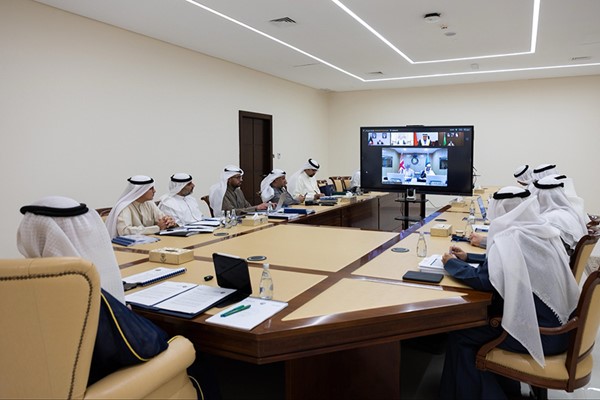 جانب من الاجتماع الوزاري بين مجلس التعاون لدول الخليج العربية والمملكة المتحدة لبريطانيا وأيرلندا الشمالية