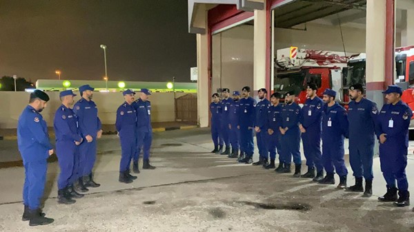 نائب رئيس قوة الإطفاء العام للحماية المدنية بالتكليف يتفقد عددا من مراكز الإطفاء ونقاط التأمين التابعة للقوة