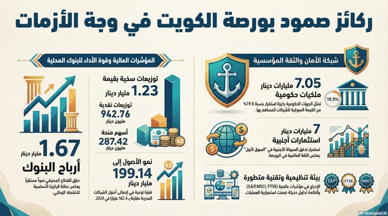 10 ركائز حصنت بورصة الكويت في مواجهة تداعيات الحرب