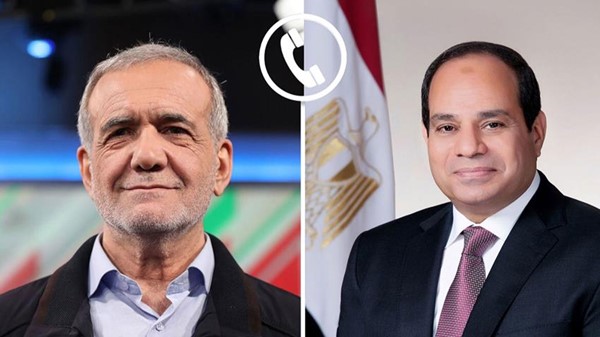 السيسي في اتصال هاتفي مع الرئيس الإيراني: ندين ونرفض استهداف دول الخليج والأردن والعراق ومستعدون للوساطة