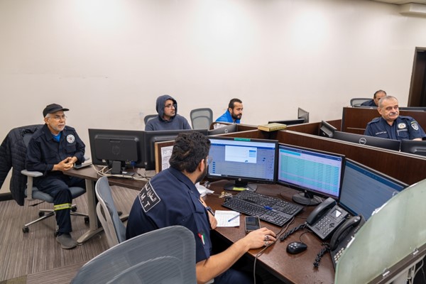  عمل متواصل في إدارة الطوارئ الطبية