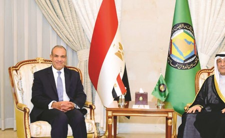 وزير الخارجية لأمين عام «التعاون الخليجي»: موقف مصر داعم لأمن واستقرار دول الخليج العربي