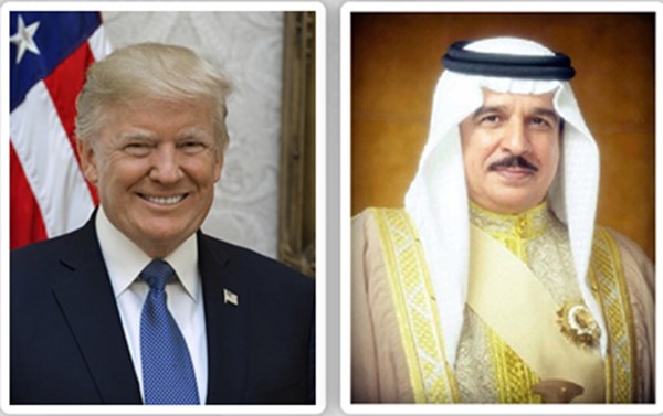 ترامب يؤكد للملك حمد بن عيسى دعم أمن البحرين و دول التعاون الخليجي.. ويدين مجددا الاعتداءات الإيرانية الآثمة