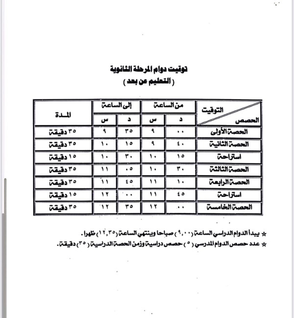 «التربية»: دوام المدارس بعد العيد الساعة 9 صباحاً والمدارس الأجنبية 8 وربع